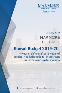 Kuwait Budget 2019-20: 4th year of deficits after 16 years of surplus-Needed a national investment policy to spur capital markets