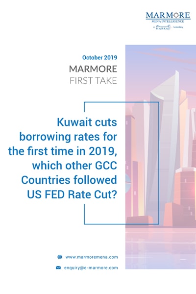 Kuwait cuts borrowing rates for the first time in 2019, which other GCC Countries followed US FED Rate Cut?