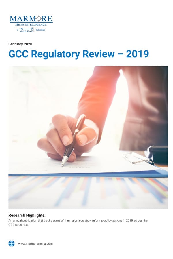 GCC Regulatory Review - 2019