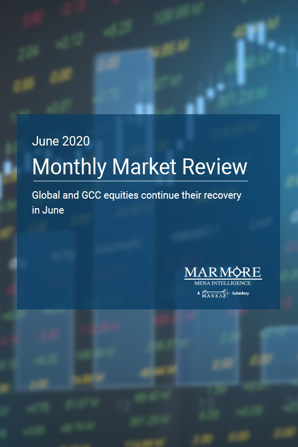 Global and GCC equities continue their recovery in June